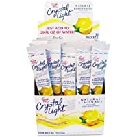 Los mejores  - CrystalLig Flavored Drink Mix- Lemonade- 30 0.17oz Packets-Box